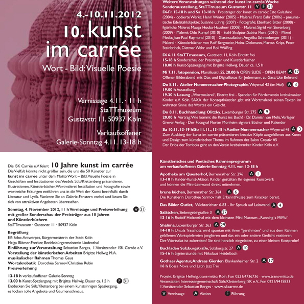 2012 Einladung kunst im carre