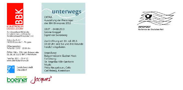 Unterwegs 2013 Flyer