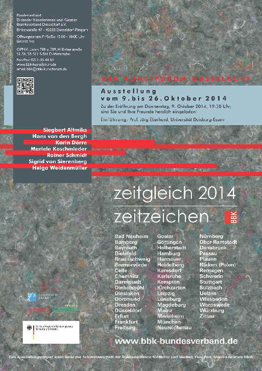 2014 Zeitgleich Plakat