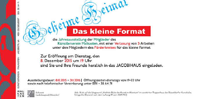 Kleines Format Malkasten 2015